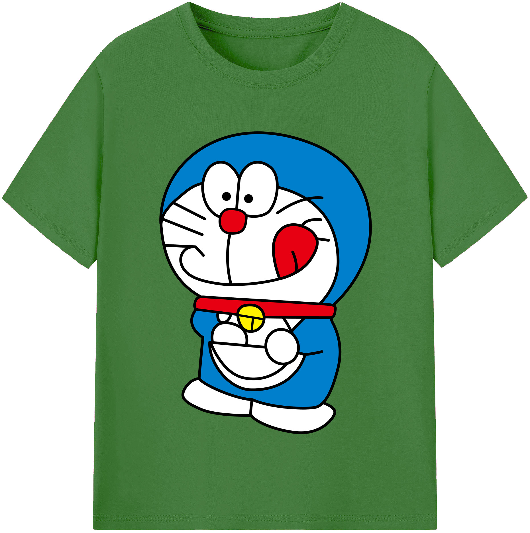 （画像用） ドラえもん Doraemon レディースカジュアルプリントTシャツ（綿100％）